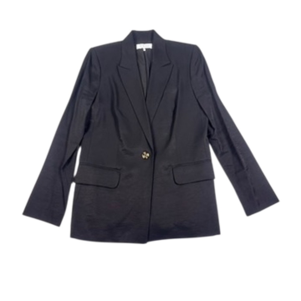 WAYF Black Single-Button Oversized Fit Blazer XS‎ - Picture 11 of 13